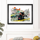 Urban Street by Carole St-Germain on GIANT ART - red digital police