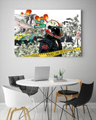 Urban Street by Carole St-Germain on GIANT ART - red digital police