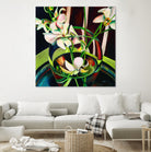 Unfolding by Mary McLorn Valle on GIANT ART - green floral