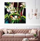 Unfolding by Mary McLorn Valle on GIANT ART - green floral