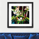 Unfolding by Mary McLorn Valle on GIANT ART - green floral