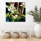 Unfolding by Mary McLorn Valle on GIANT ART - green floral