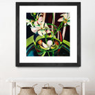 Unfolding by Mary McLorn Valle on GIANT ART - green floral