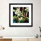 Unfolding by Mary McLorn Valle on GIANT ART - green floral