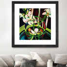 Unfolding by Mary McLorn Valle on GIANT ART - green floral