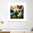 Deeper by Mary McLorn Valle on GIANT ART - blue floral