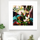 Deeper by Mary McLorn Valle on GIANT ART - blue floral