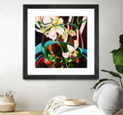 Deeper by Mary McLorn Valle on GIANT ART - blue floral