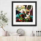 Deeper by Mary McLorn Valle on GIANT ART - blue floral