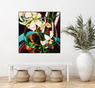 Deeper by Mary McLorn Valle on GIANT ART - blue floral