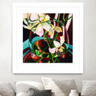 Deeper by Mary McLorn Valle on GIANT ART - blue floral