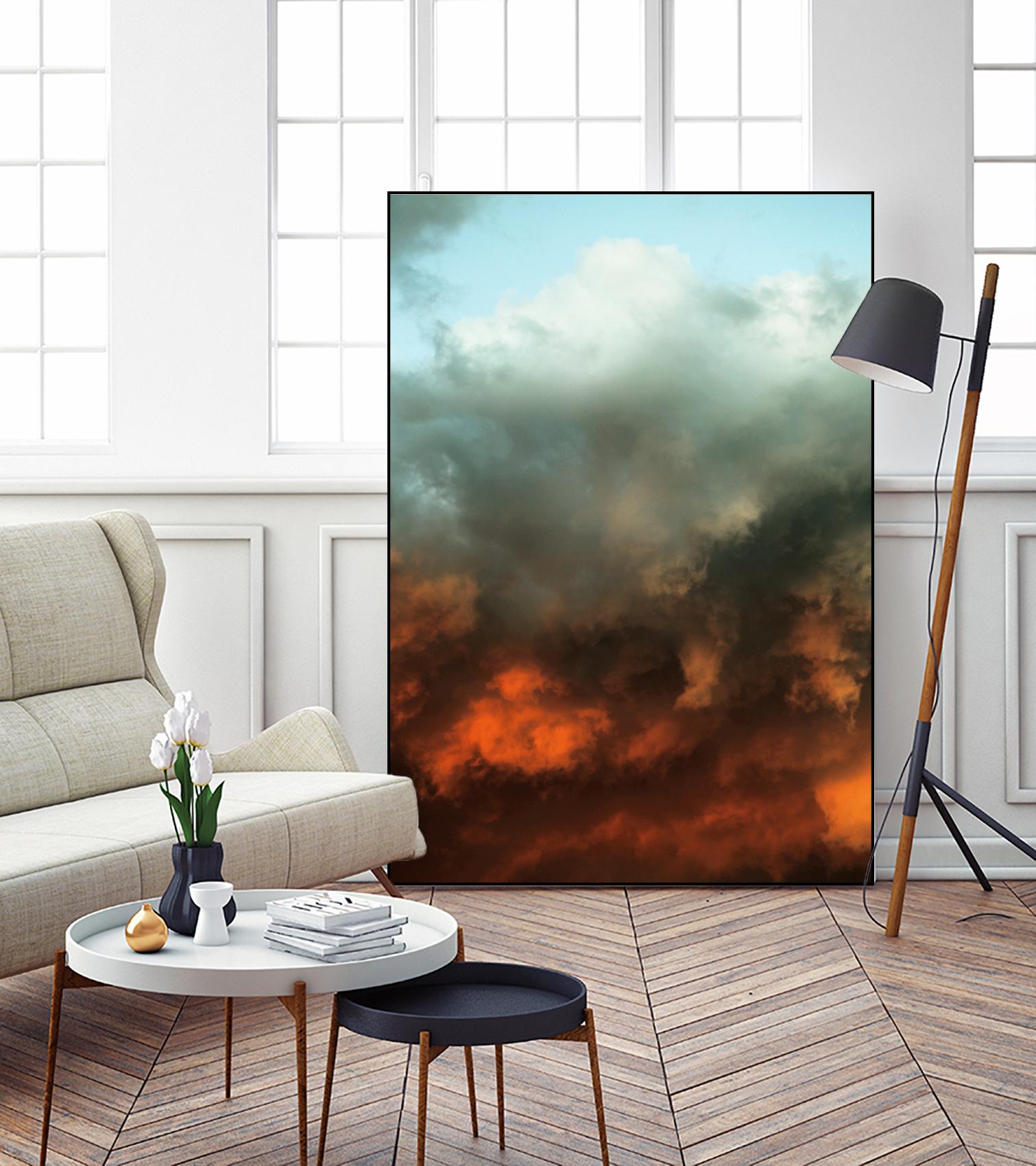 Global Warning by Ivan Ballack on GIANT ART - blue photo art