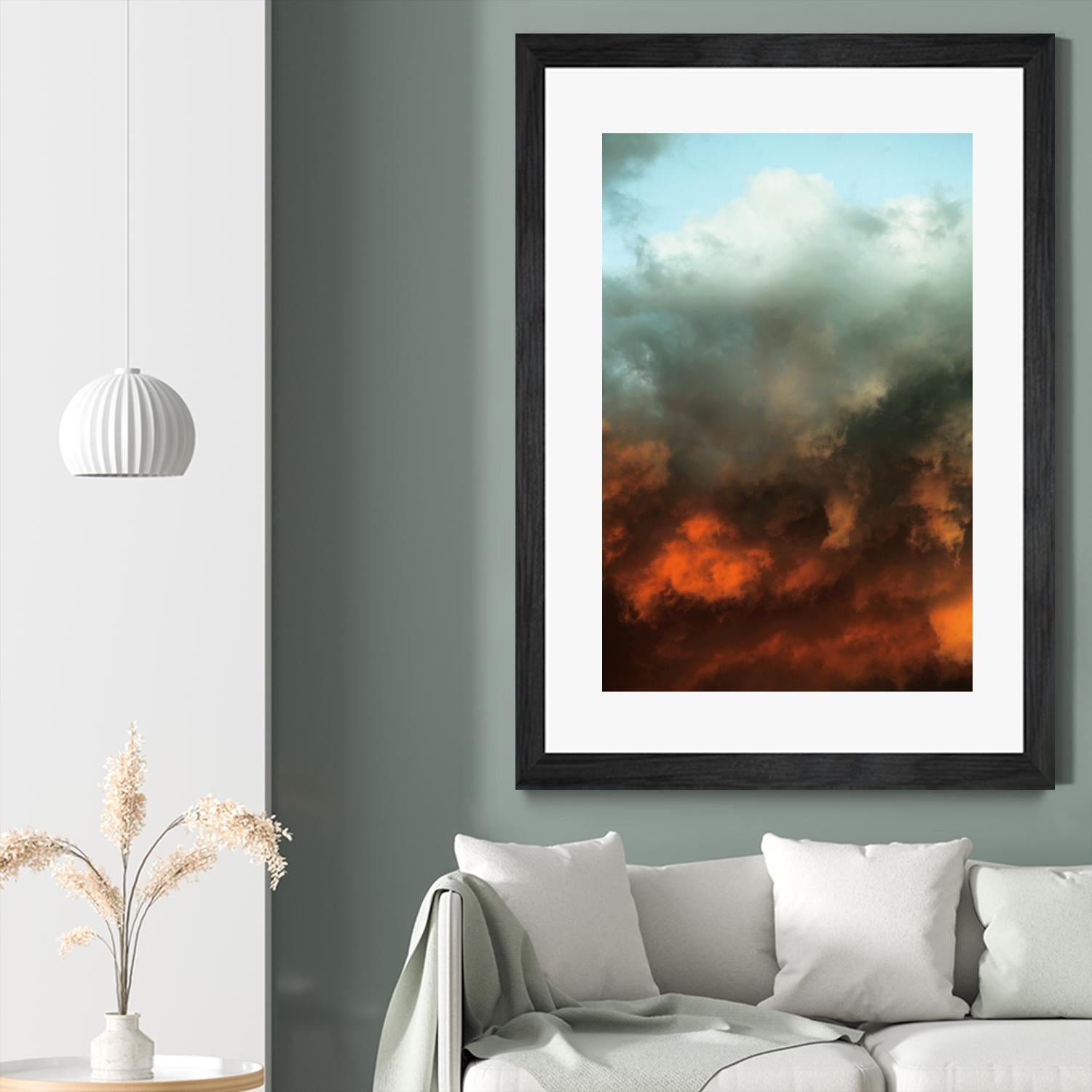 Global Warning by Ivan Ballack on GIANT ART - blue photo art