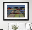 Pastel Field IV by Jacques Clement on GIANT ART - blue landscape