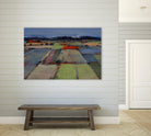 Pastel Field IV by Jacques Clement on GIANT ART - blue landscape