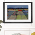 Pastel Field IV by Jacques Clement on GIANT ART - blue landscape