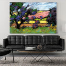 Pastel Landscape I by Jacques Clement on GIANT ART - blue landscape