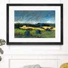 Pastel Landscape II by Jacques Clement on GIANT ART - blue landscape