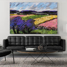 Pastel Landscape III by Jacques Clement on GIANT ART - blue landscape