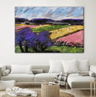 Pastel Landscape III by Jacques Clement on GIANT ART - blue landscape
