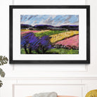 Pastel Landscape III by Jacques Clement on GIANT ART - blue landscape