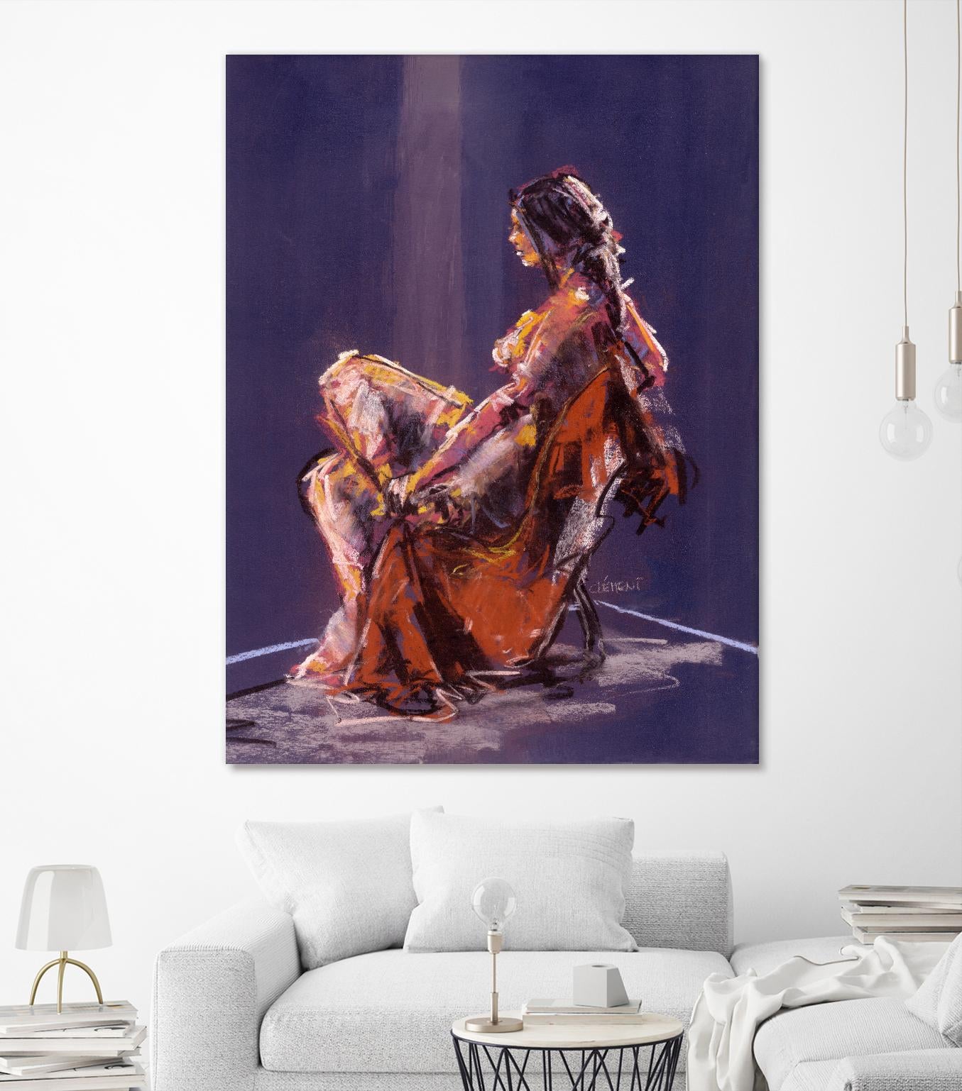 Vidra by Jacques Clement on GIANT ART - beige nude