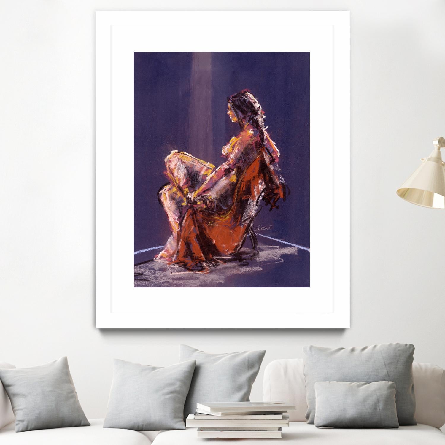 Vidra by Jacques Clement on GIANT ART - beige nude