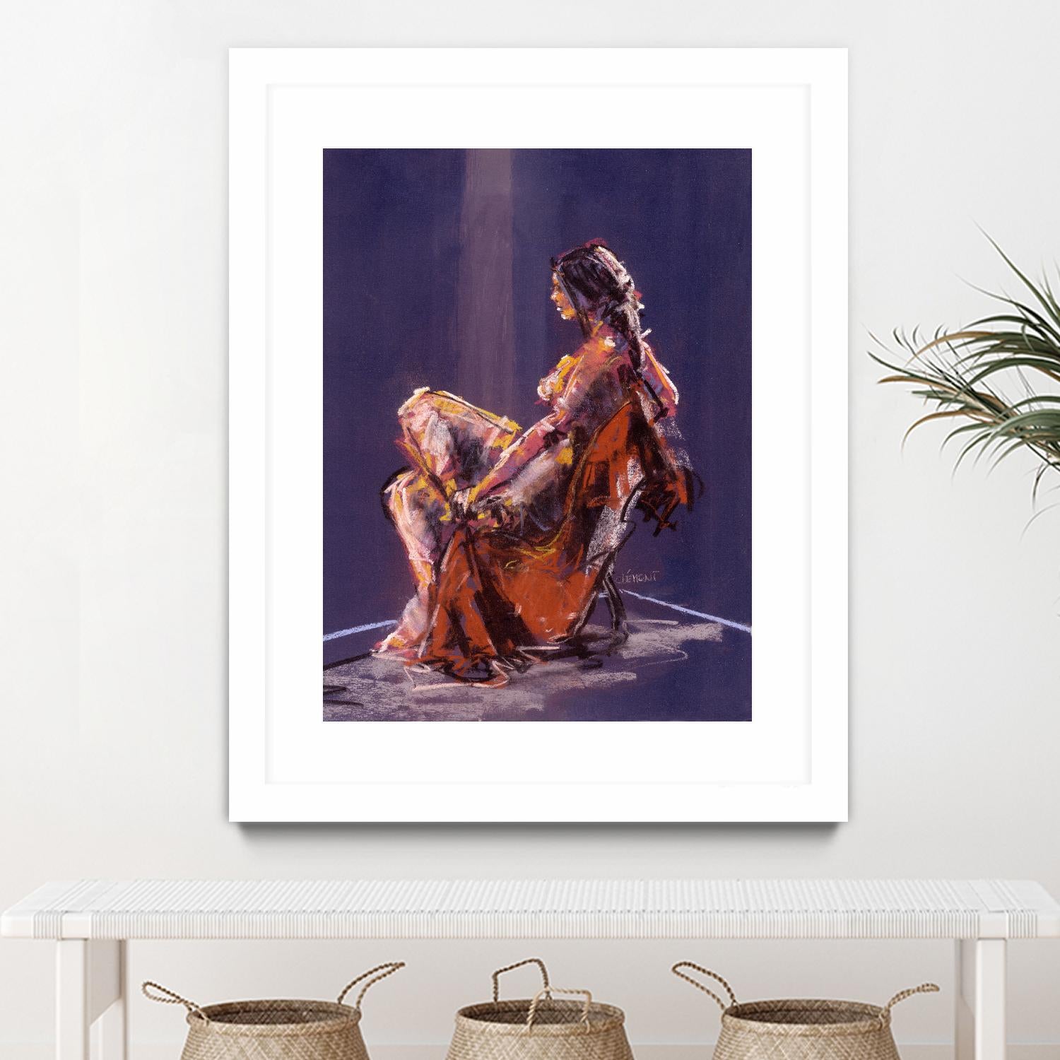 Vidra by Jacques Clement on GIANT ART - beige nude