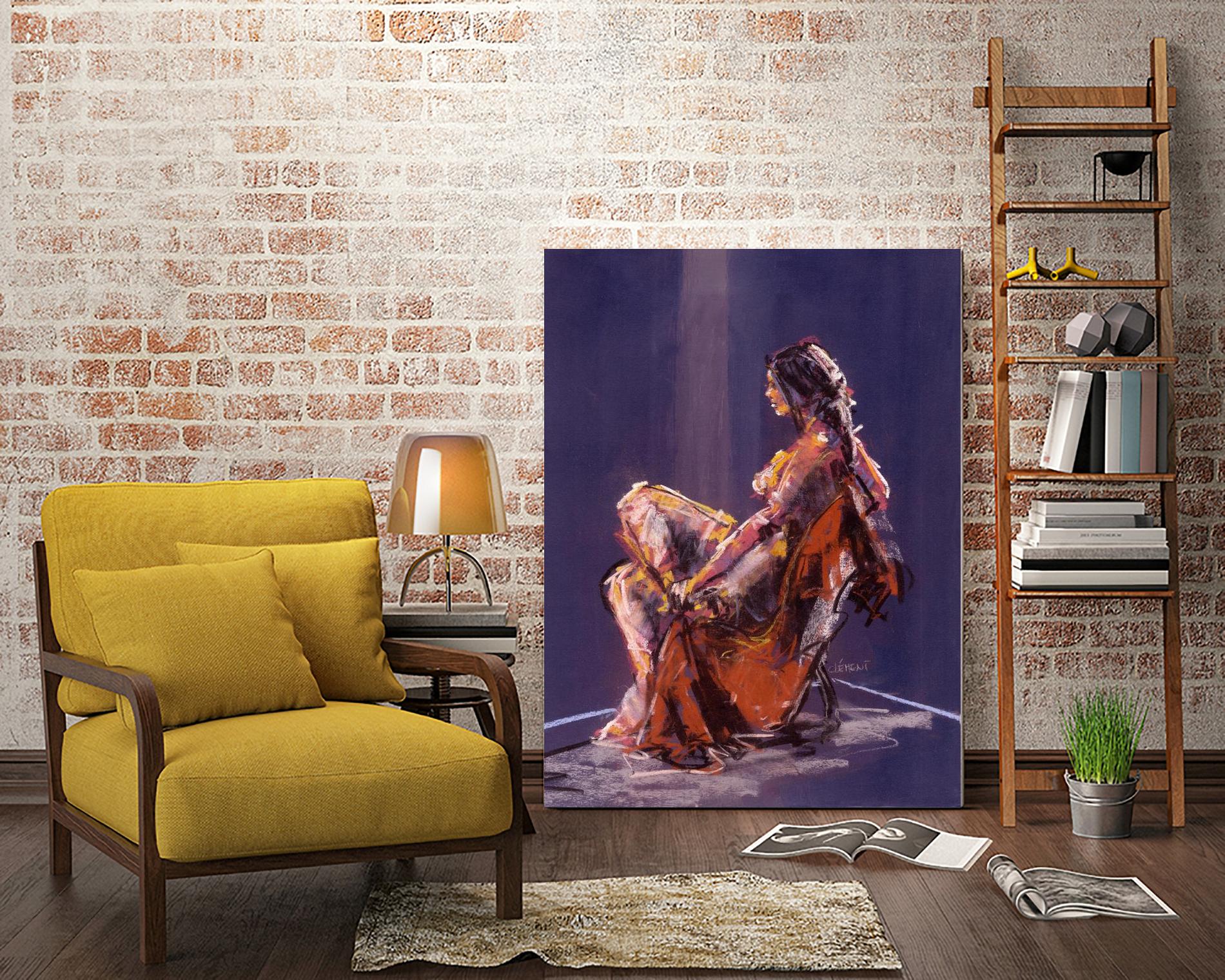 Vidra by Jacques Clement on GIANT ART - beige nude