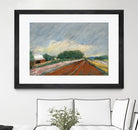 Pastel Landscape V by Jacques Clement on GIANT ART - blue landscape