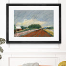 Pastel Landscape V by Jacques Clement on GIANT ART - blue landscape