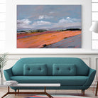 Pastel Landscape VIII by Jacques Clement on GIANT ART - green landscape