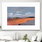 Pastel Landscape VIII by Jacques Clement on GIANT ART - green landscape