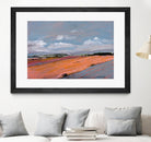 Pastel Landscape VIII by Jacques Clement on GIANT ART - green landscape