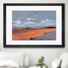 Pastel Landscape VIII by Jacques Clement on GIANT ART - green landscape