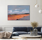 Pastel Landscape VIII by Jacques Clement on GIANT ART - green landscape