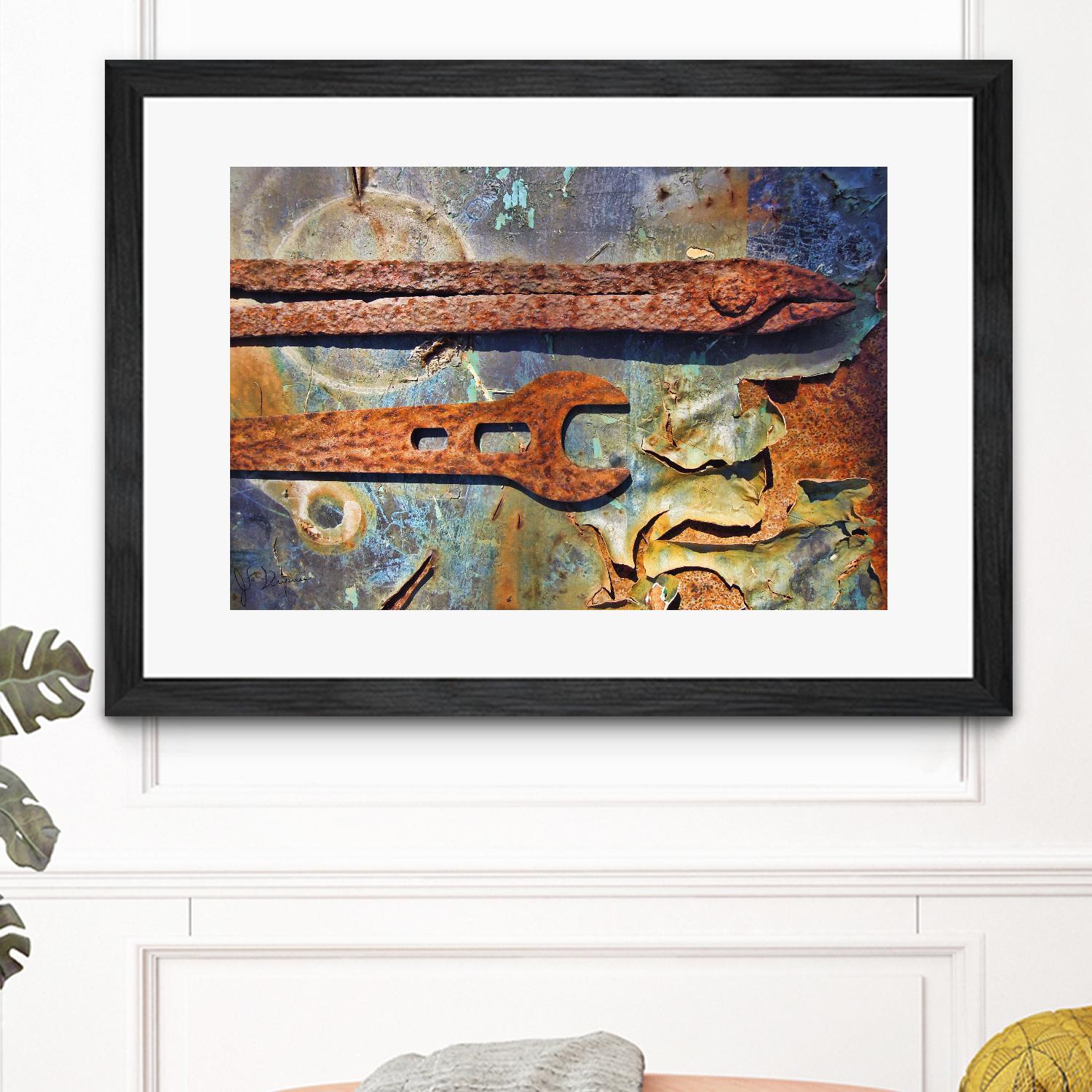 Rusty Tools I by Jean-François Dupuis on GIANT ART - orange still life factory