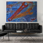 Rusty Tools II by Jean-François Dupuis on GIANT ART - blue photo art