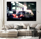 City Taxi I by Jean-François Dupuis on GIANT ART - red street scene