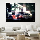 City Taxi I by Jean-François Dupuis on GIANT ART - red street scene