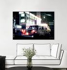 City Taxi I by Jean-François Dupuis on GIANT ART - red street scene