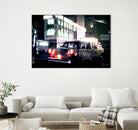 City Taxi I by Jean-François Dupuis on GIANT ART - red street scene