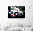 City Taxi I by Jean-François Dupuis on GIANT ART - red street scene