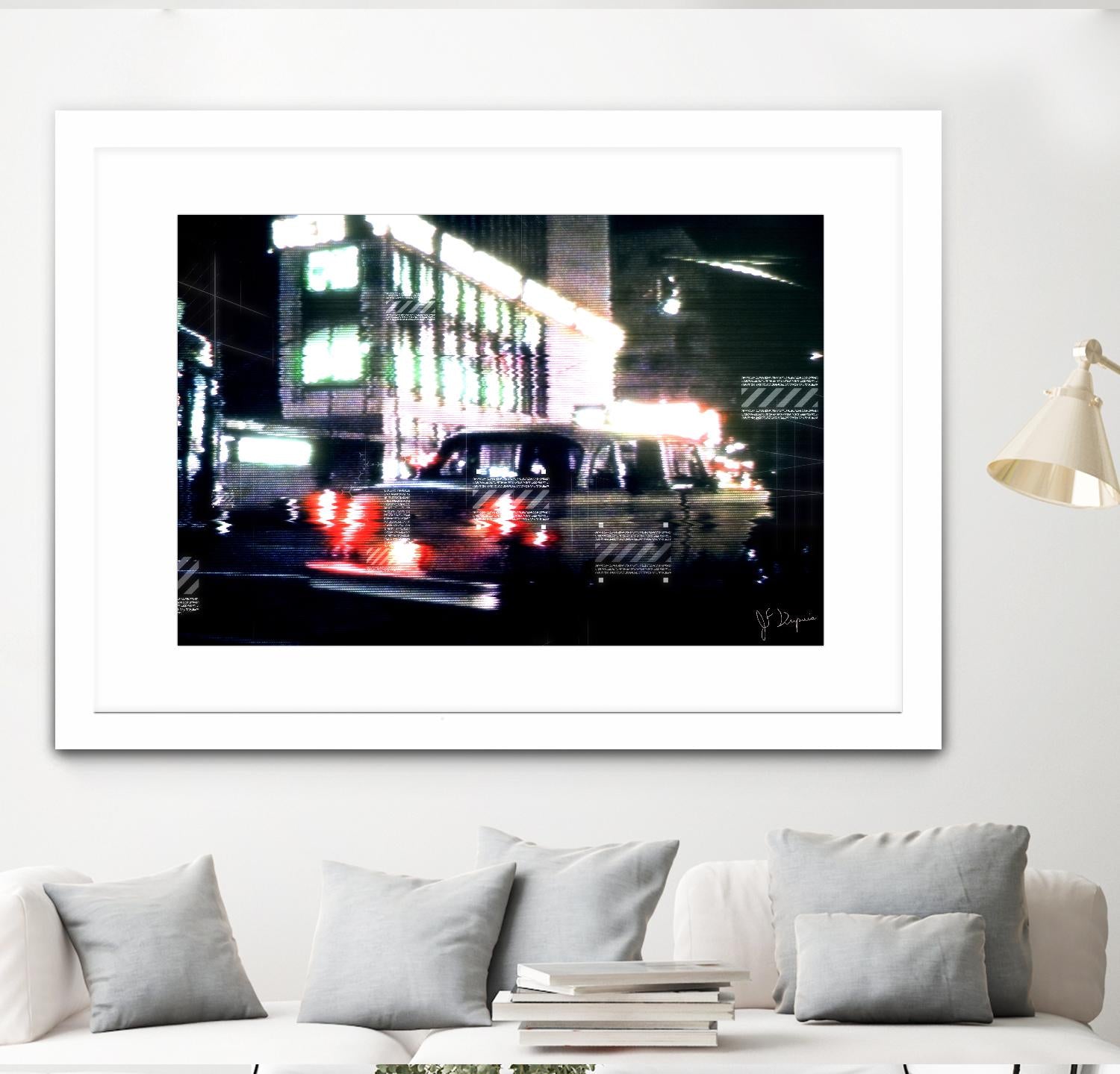 City Taxi I by Jean-François Dupuis on GIANT ART - red transportation voiture