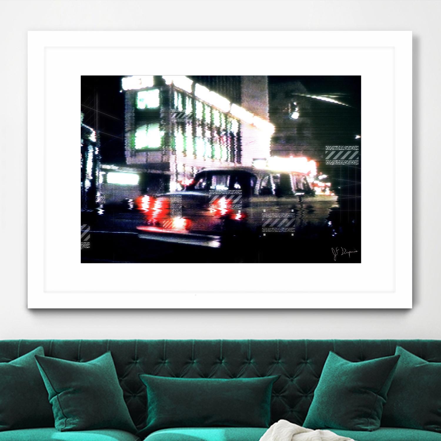 City Taxi I by Jean-François Dupuis on GIANT ART - red transportation voiture