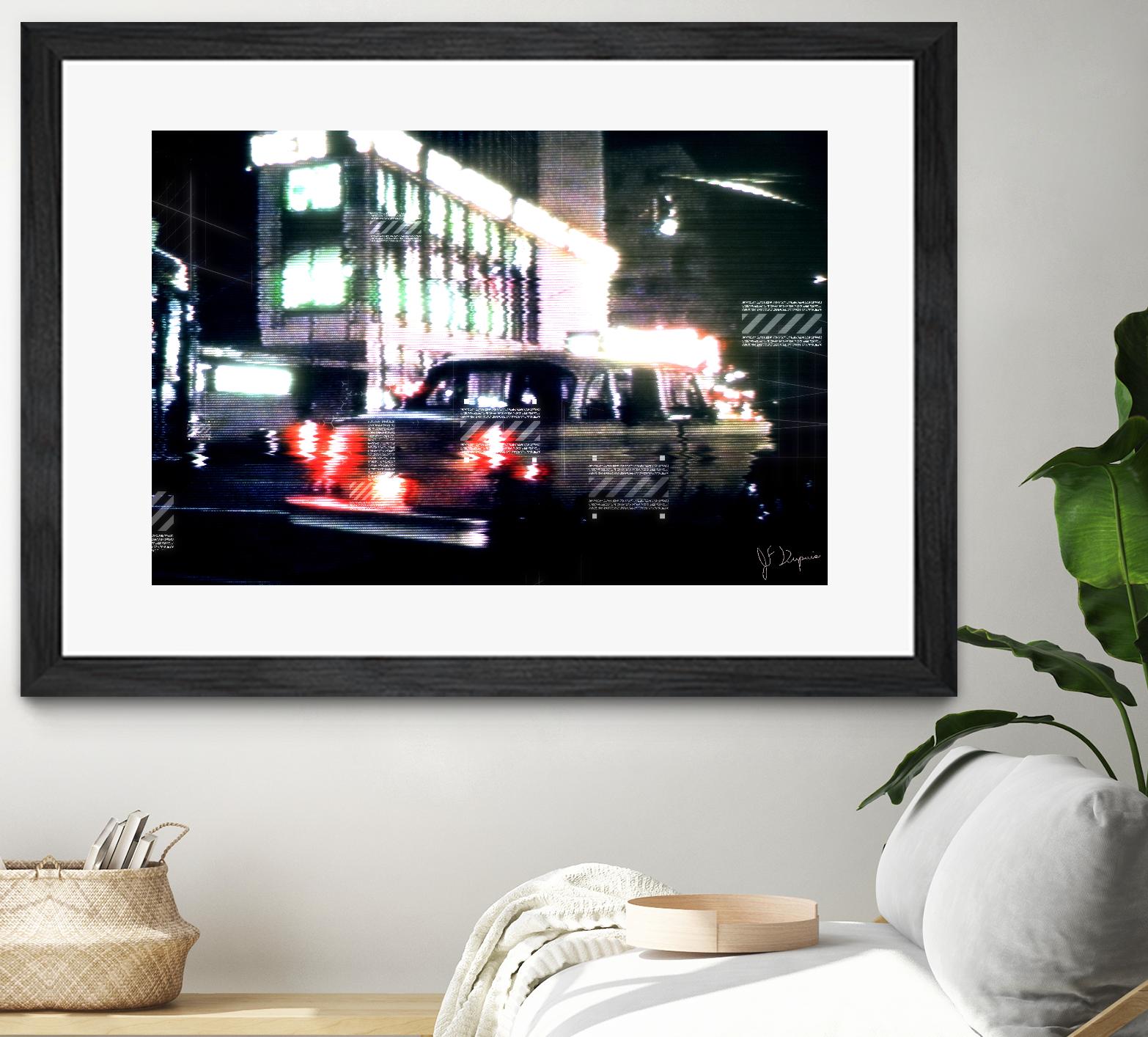 City Taxi I by Jean-François Dupuis on GIANT ART - red transportation voiture