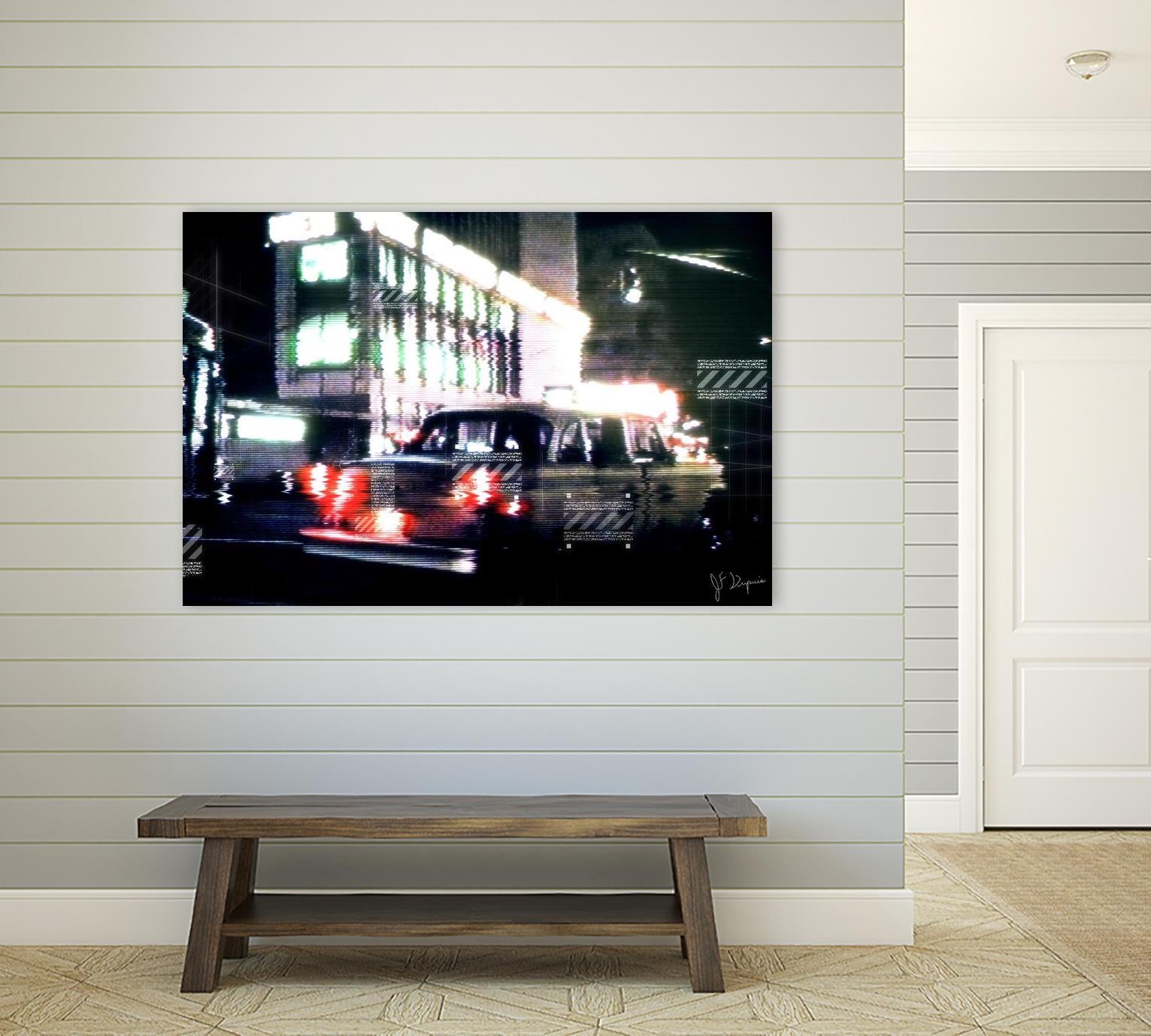 City Taxi I by Jean-François Dupuis on GIANT ART - red transportation voiture