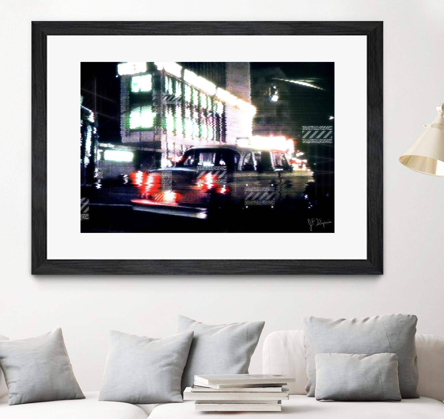 City Taxi I by Jean-François Dupuis on GIANT ART - red transportation voiture