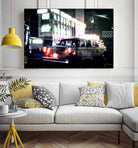 City Taxi I by Jean-François Dupuis on GIANT ART - red street scene