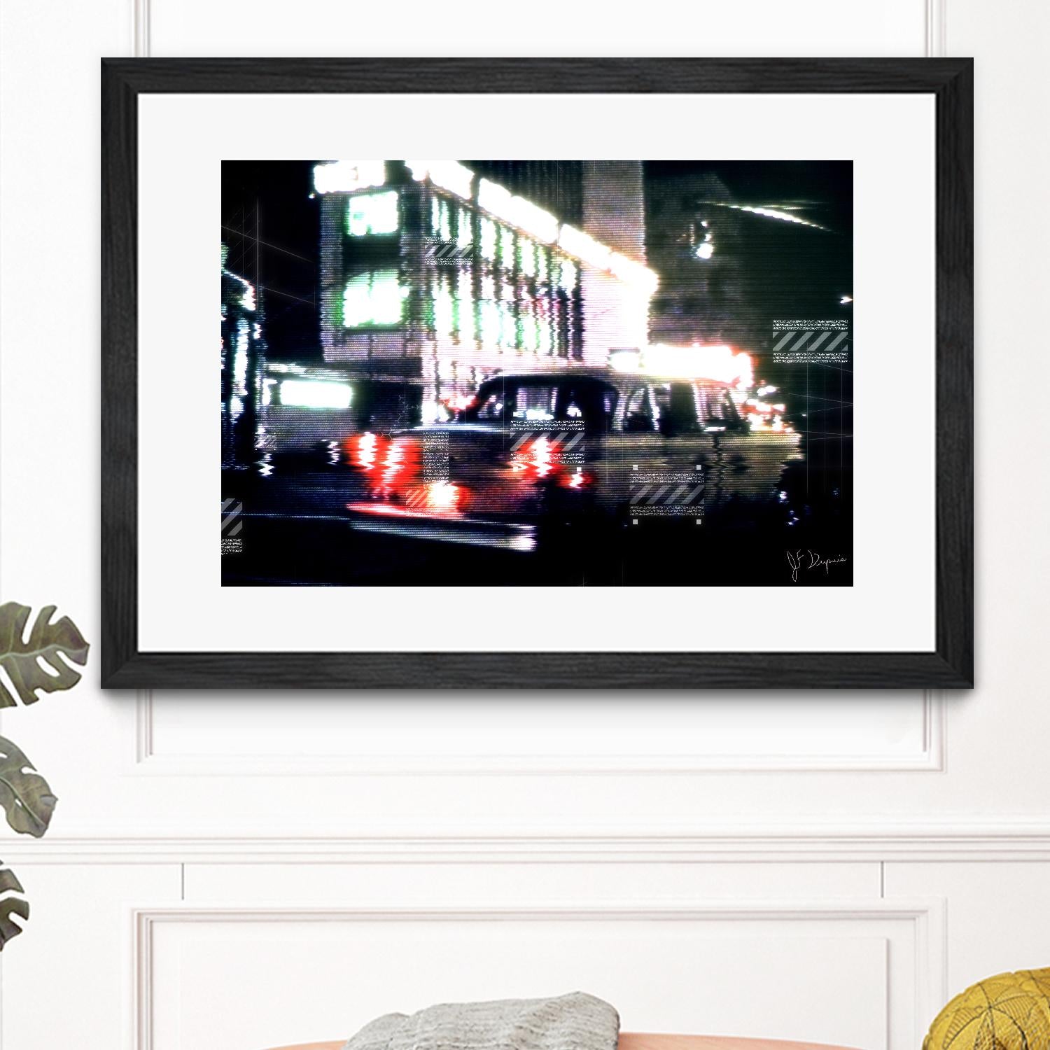 City Taxi I by Jean-François Dupuis on GIANT ART - red transportation voiture